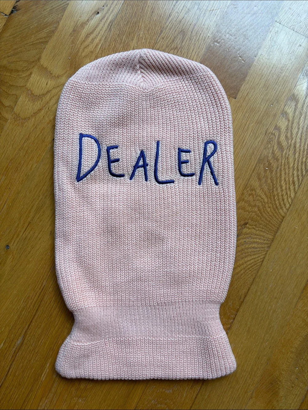 Not Pot Pink Knit Face Mask Balaclava - Playful Pink Ski Mask
